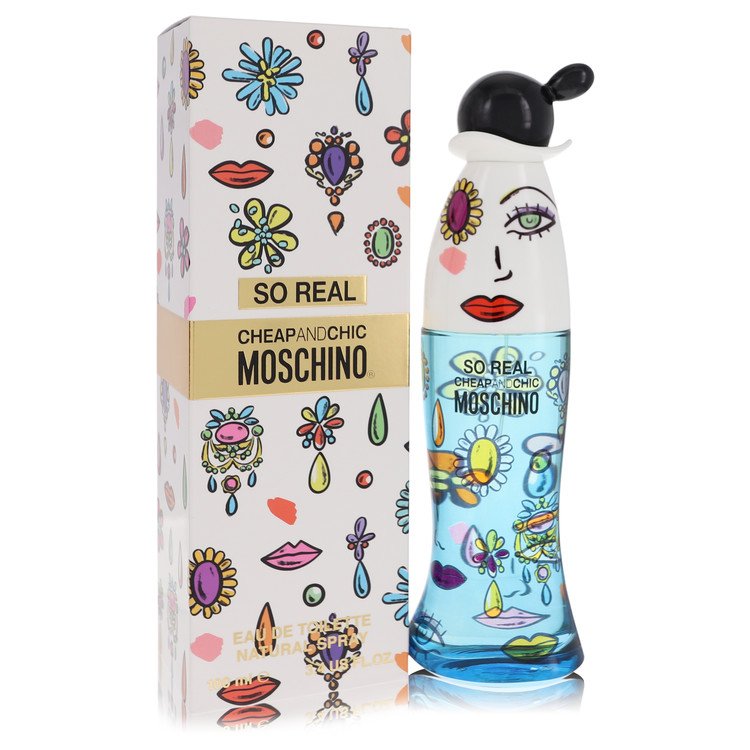 Cheap & Chic So Real Perfume by Moschino Eau De Toilette Spray 3.4 oz for Women - Authentic Fragrance - Discount Women Perfume or Cologne Fragrance