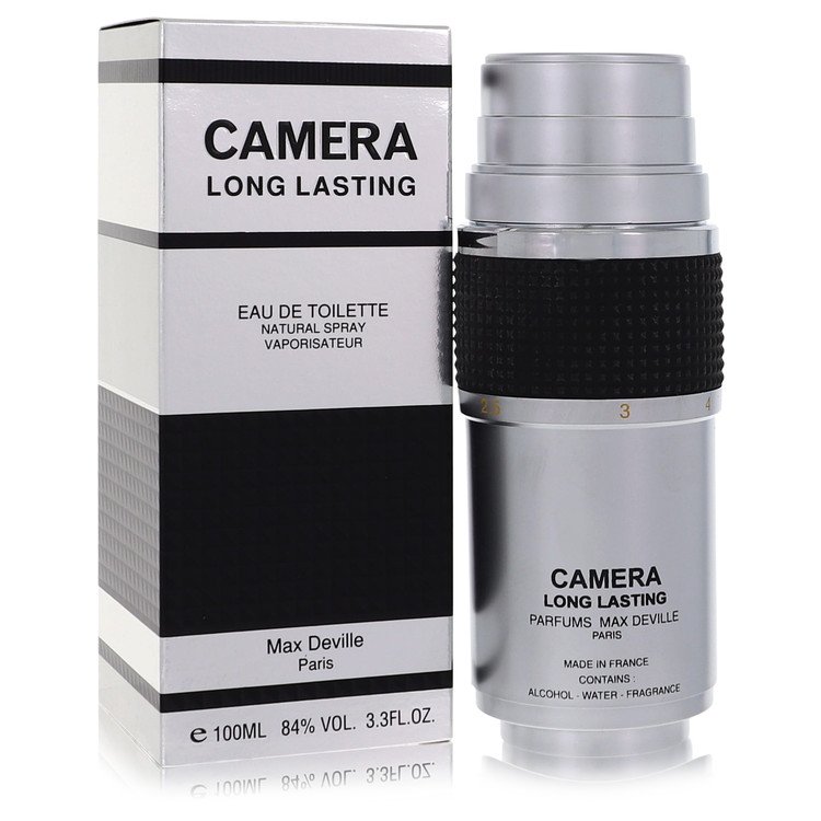 Camera Long Lasting Cologne by Max Deville Eau De Toilette Spray 3.4 oz for Men - Authentic Fragrance - Discount Men Perfume or Cologne Fragrance