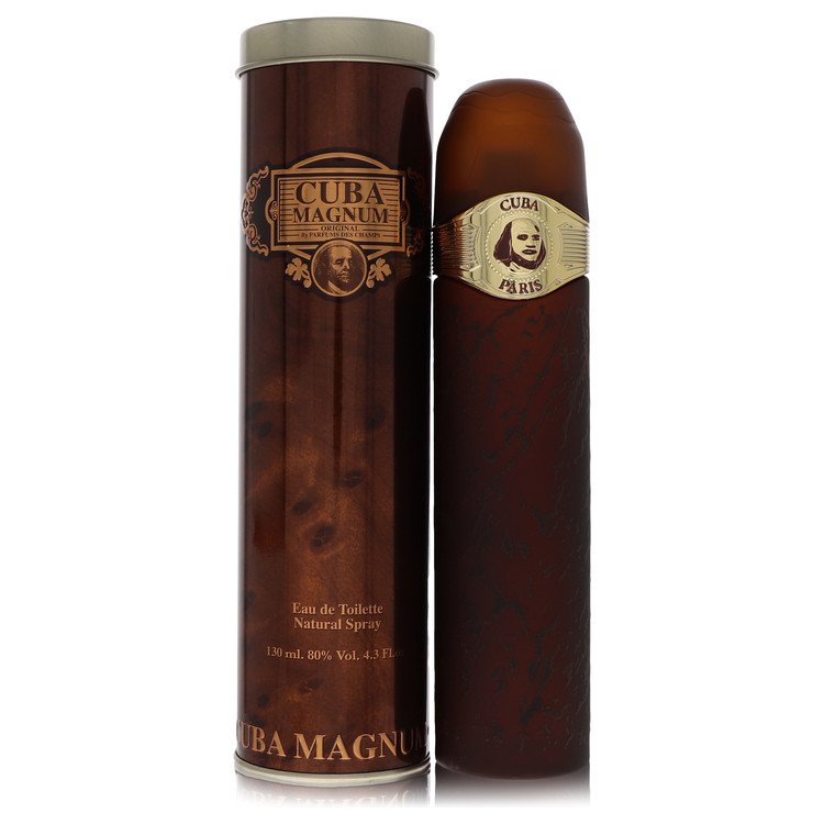 Cuba Magnum Gold Cologne by Fragluxe Eau De Toilette Spray 4.2 oz for Men - Authentic Fragrance - Discount Men Perfume or Cologne Fragrance