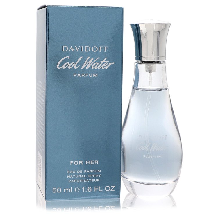 Cool Water Perfume by Davidoff Eau De Parfum Spray 1.7 oz for Women - Authentic Fragrance - Discount Women Perfume or Cologne Fragrance