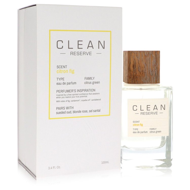 Clean Reserve Citron Fig Perfume by Clean Eau De Parfum Spray 3.4 oz for Women - Authentic Fragrance - Discount Women Perfume or Cologne Fragrance