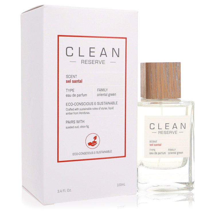 Clean Reserve Sel Santal Perfume by Clean Eau De Parfum Spray 3.4 oz for Women - Authentic Fragrance - Discount Women Perfume or Cologne Fragrance