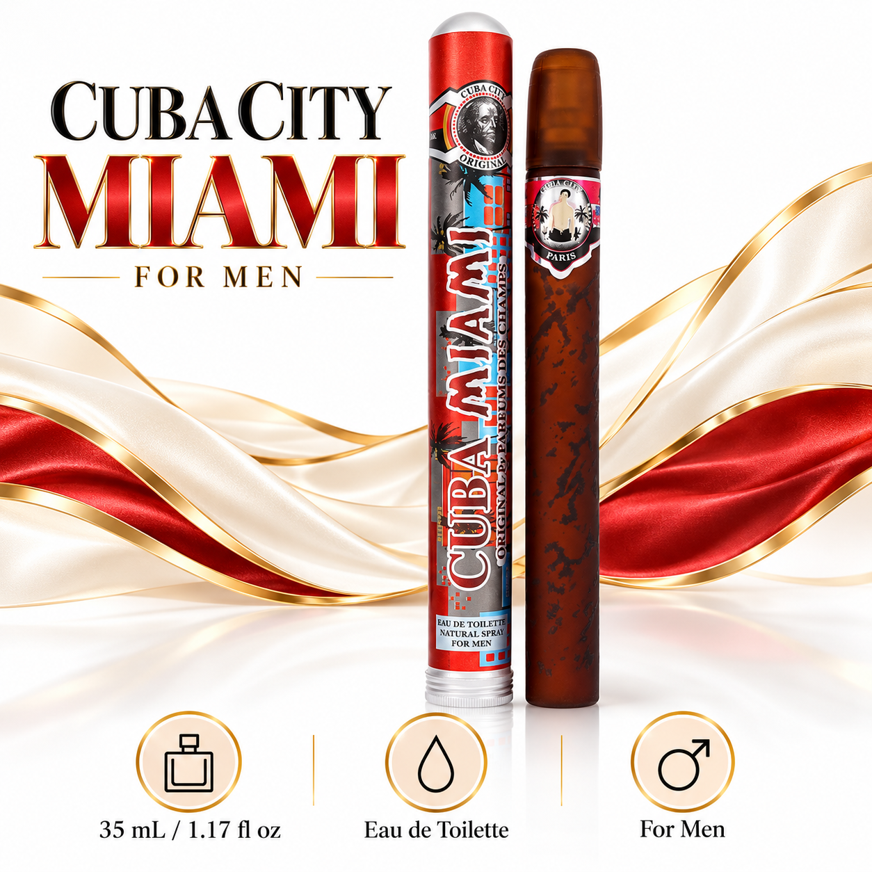 Cuba City Miami for Men — size, type and gender