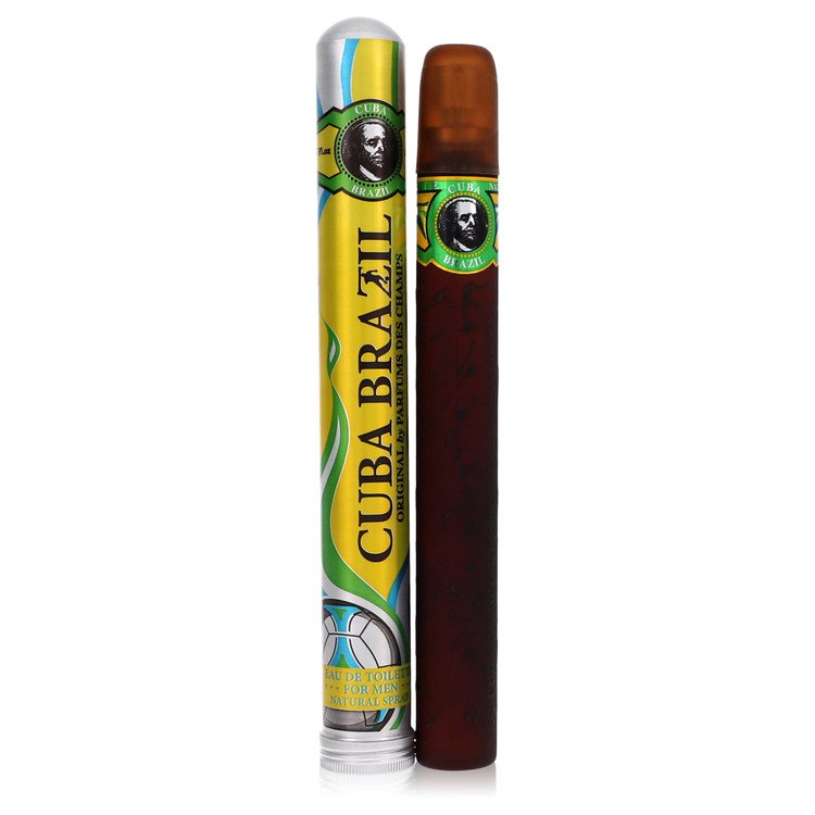 Cuba Brazil Cologne by Fragluxe Eau De Toilette Spray 1.17 oz for Men - Authentic Fragrance - Discount Men Perfume or Cologne Fragrance