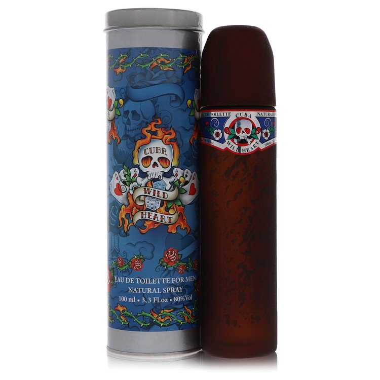 Wild Heart by Cuba 3.3 oz Eau De Toilette Spray for Men - Perfumes4All