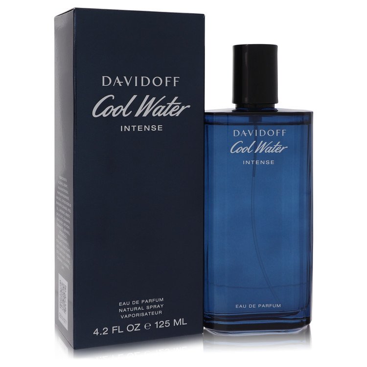 Cool Water Intense Cologne by Davidoff Eau De Parfum Spray 4.2 oz for Men - Authentic Fragrance - Discount Men Perfume or Cologne Fragrance