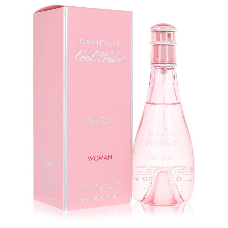 Cool Water Sea Rose Perfume by Davidoff Eau De Toilette Spray 3.4 oz for Women - Authentic Fragrance - Discount Women Perfume or Cologne Fragrance