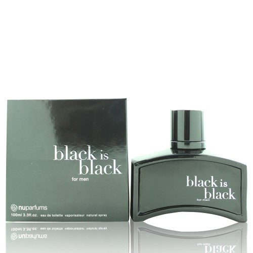 Black Is Black Cologne By Nuparfums 3.3 Oz Eau De Toilette Spray For Men In Box