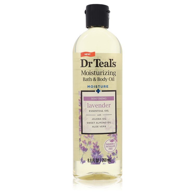 Dr Teal's Bath Oil Sooth & Sleep with Lavender Perfume by Dr Teal's Pure Epsom Salt Body Oil Sooth & Sleep with Lavender 8.8 oz for Women - Authentic Fragrance - Discount Women Perfume or Cologne Fragrance