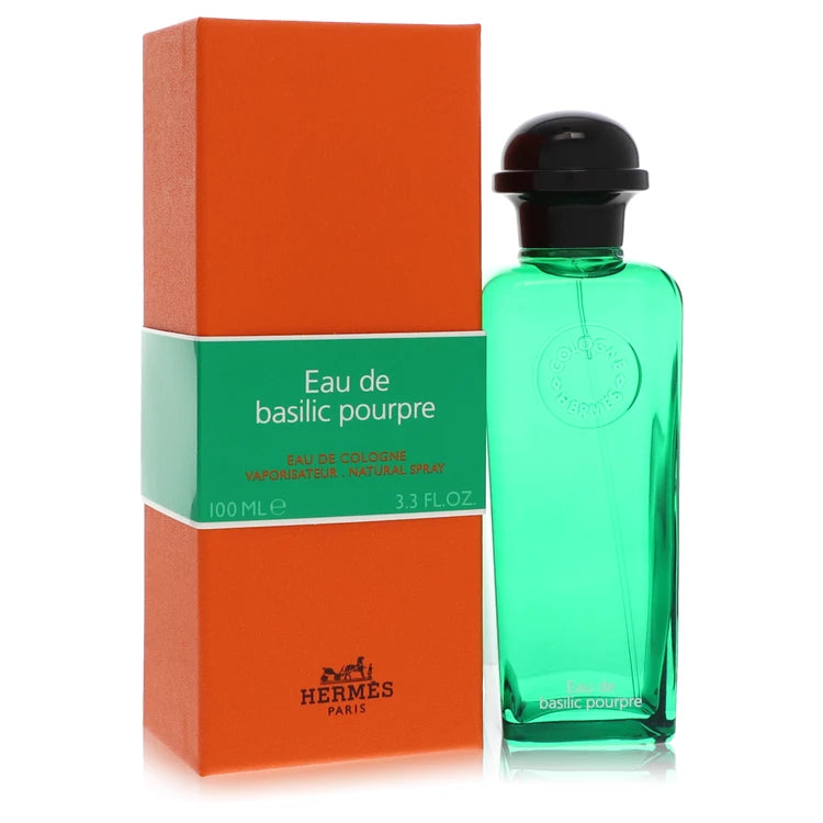Eau De Basilic Pourpre by Hermes 3.3 oz Eau De Cologne Spray for Men - Perfumes4All