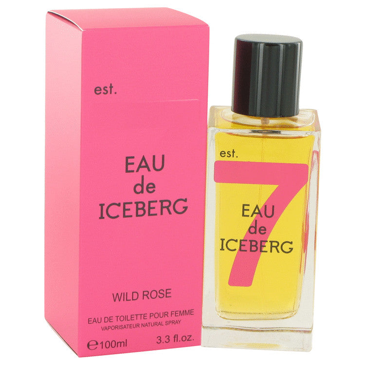 Eau De Iceberg Wild Rose Perfume by Iceberg Eau De Toilette Spray 3.4 oz for Women - Authentic Fragrance - Discount Women Perfume or Cologne Fragrance