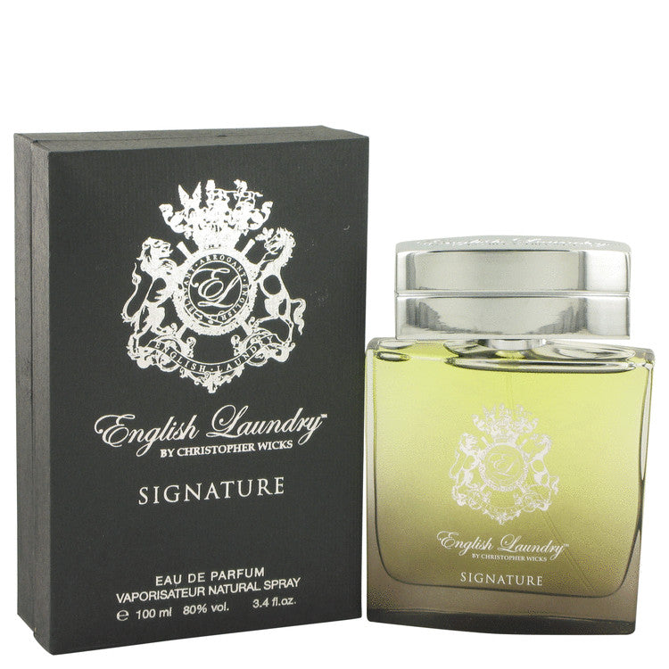 English Laundry Signature Cologne by English Laundry Eau De Parfum Spray 3.4 oz for Men - Authentic Fragrance - Discount Men Perfume or Cologne Fragrance