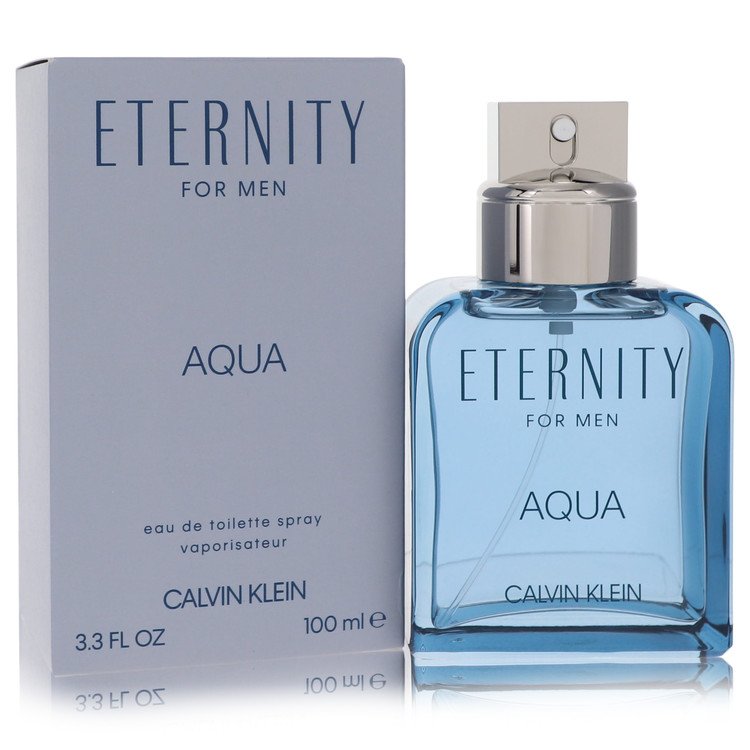 Eternity Aqua Cologne by Calvin Klein Eau De Toilette Spray 3.4 oz for Men - Authentic Fragrance - Discount Men Perfume or Cologne Fragrance
