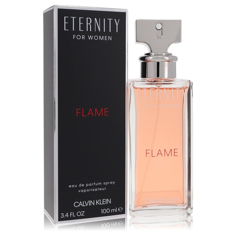 Eternity Flame Perfume by Calvin Klein Eau De Parfum Spray 3.4 oz for Women - Authentic Fragrance - Discount Women Perfume or Cologne Fragrance