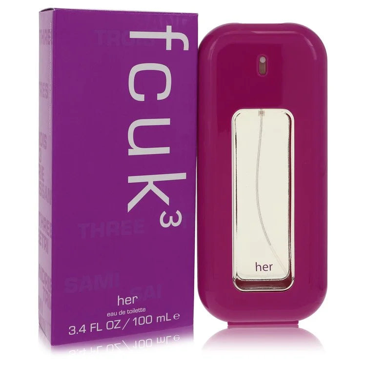 Fcuk 3 by French Connection 3.4 oz Eau De Toilette Spray for Women - Perfumes4All