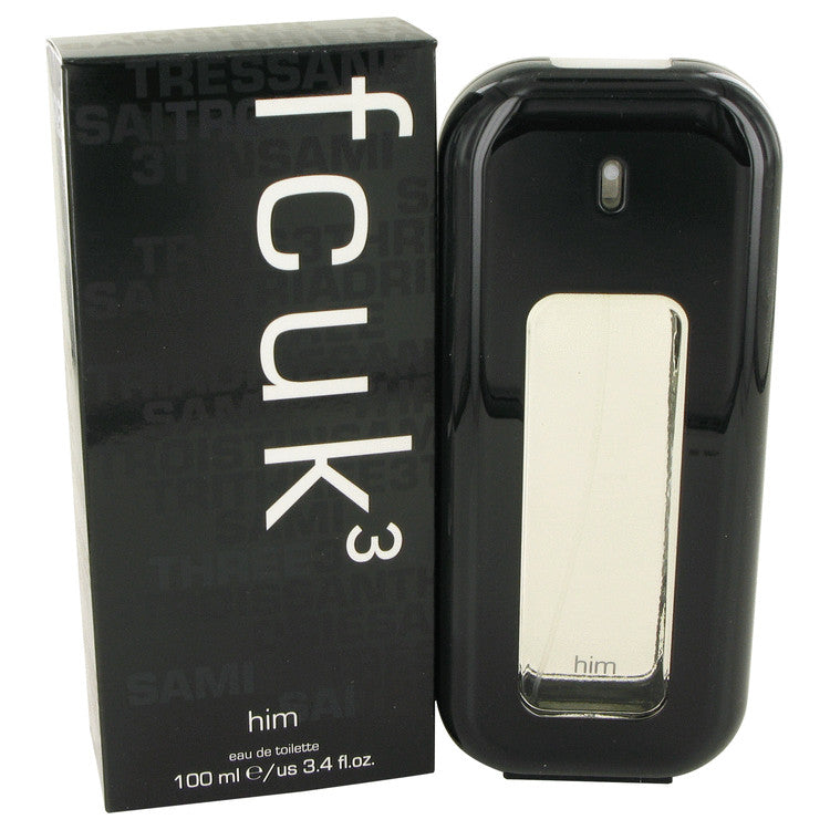 Fcuk 3 By by French Connection 3.4 oz oz Eau De Toilette Spray for Men - Perfumes4All