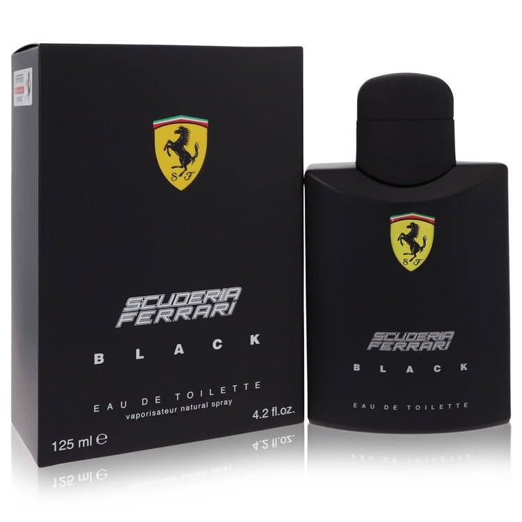Ferrari Scuderia Black Cologne by Ferrari Eau De Toilette Spray 4.2 oz for Men - Authentic Fragrance - Discount Men Perfume or Cologne Fragrance