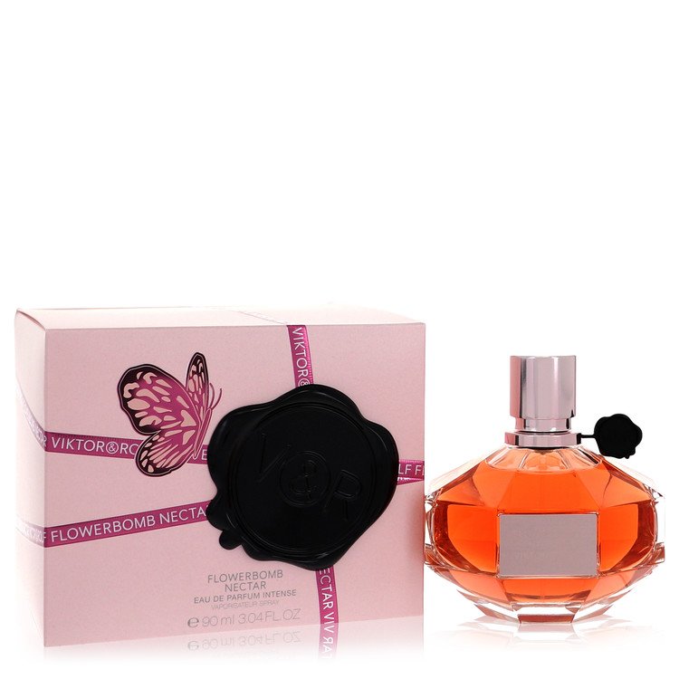 Flowerbomb Nectar Perfume by Viktor & Rolf Eau De Parfum Intense Spray 3.04 oz for Women - Authentic Fragrance - Discount Women Perfume or Cologne Fragrance