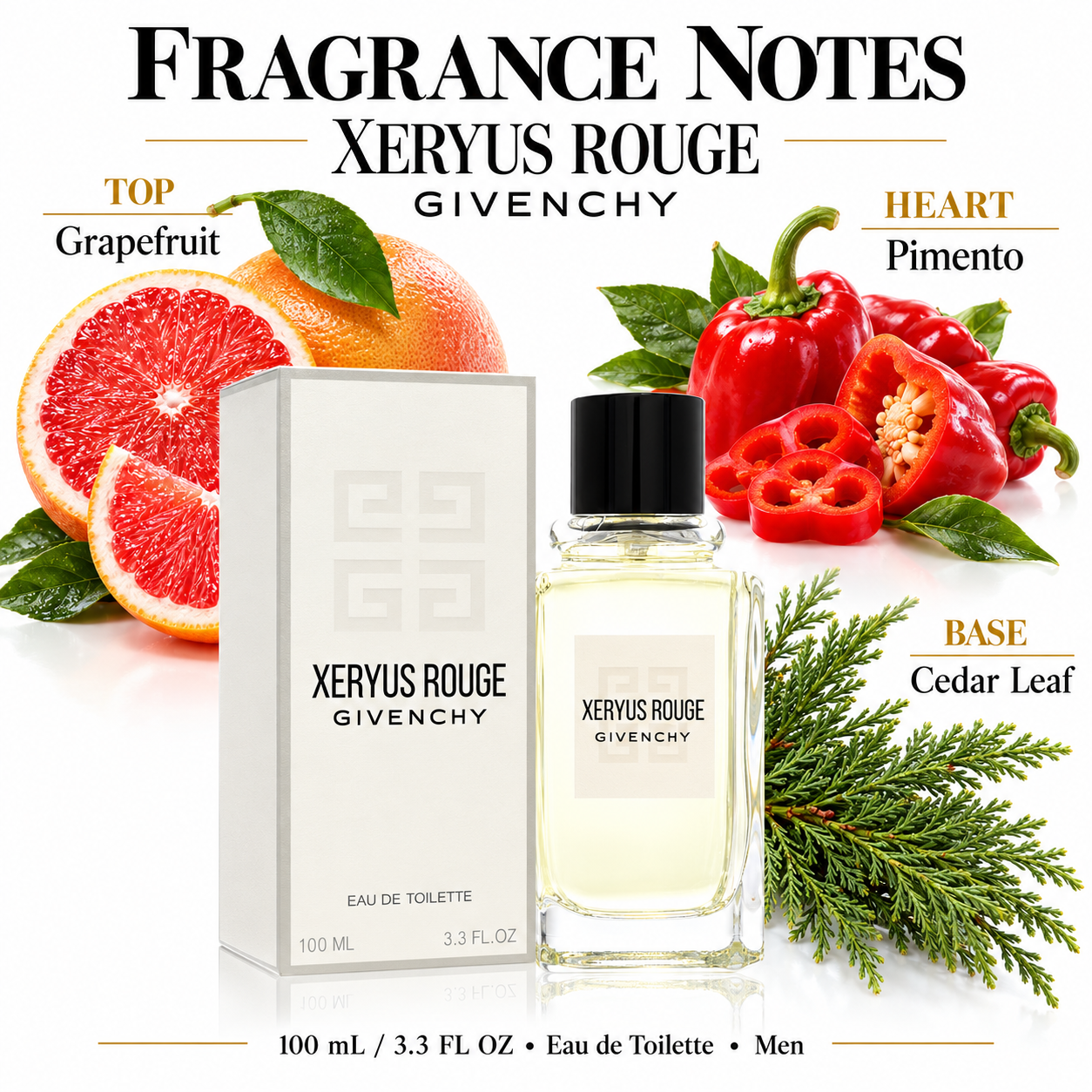 Givenchy Xeryus Rouge fragrance notes