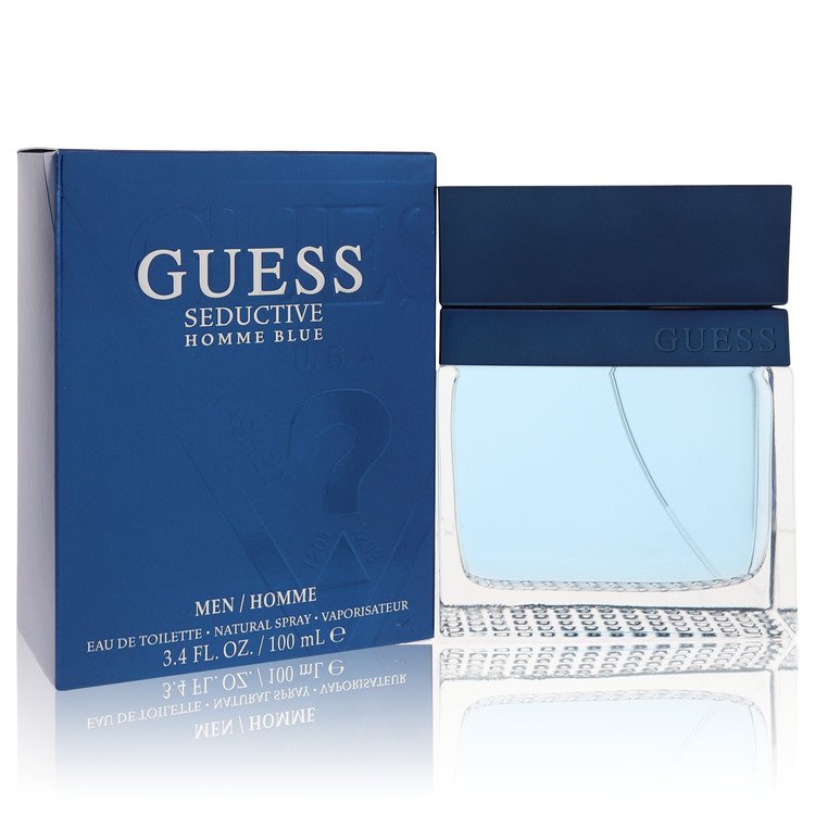 Seductive Homme Blue by Guess 3.4 oz oz Eau De Toilette Spray for Men - Perfumes4All