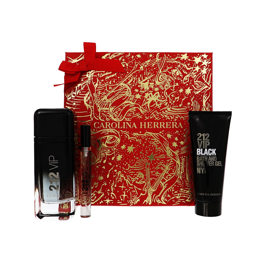 212 Vip Black by Carolina Herrera 3.4 oz Eau De Parfum Spray for Men