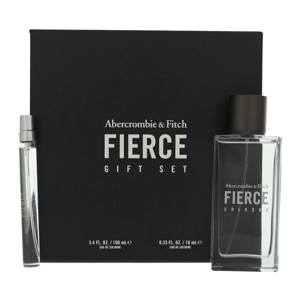 Abercrombie & Fitch Fierce Cologne By Abercrombie & Fitch 2 Piece Gift Set - 3.4 Oz Eau De Cologne Spray, 0.33 Oz Eau De Cologne Spray For Men In Gift Set
