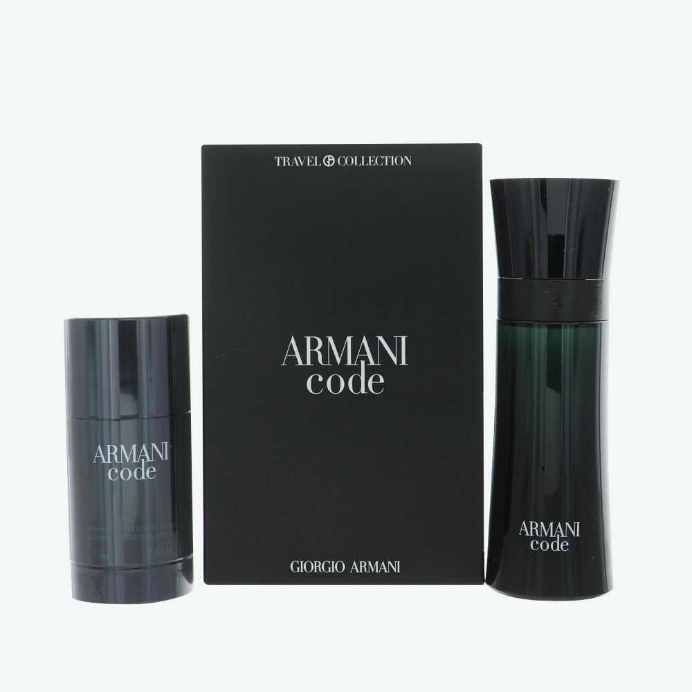Armani Code Cologne By Giorgio Armani 2 Piece Gift Set - 2.5 Oz Eau De Toilette Spray For Men In Gift Set