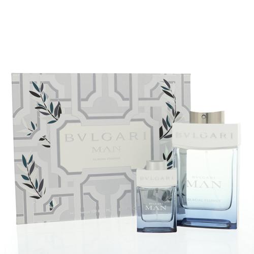 Glacial Essence Cologne By Bvlgari Man 3.4 Oz Eau De Parfum Spray For Men In Gift Set