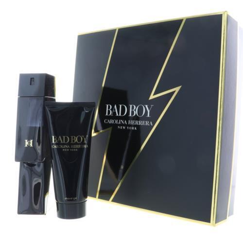 Bad Boy Fragrance By Carolina Herrera 2 Piece Gift Set - 3.4 Oz Eau De Toilette Spray For Unisex