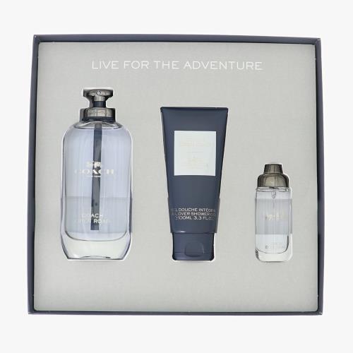 Open Road Cologne By Coach 3 Piece Gift Set - 3.3 Oz Eau De Toilette Spray For Men In Gift Set