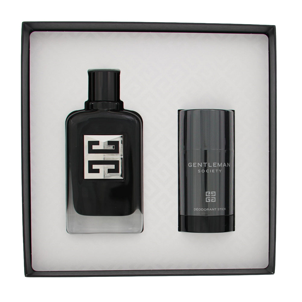 Gentlemen Society Cologne By Givenchy 2 Piece Gift Set - 3.3 Oz Eau De Parfum Spray, 2.6 Oz Deodorant Stick For Men In Gift Set