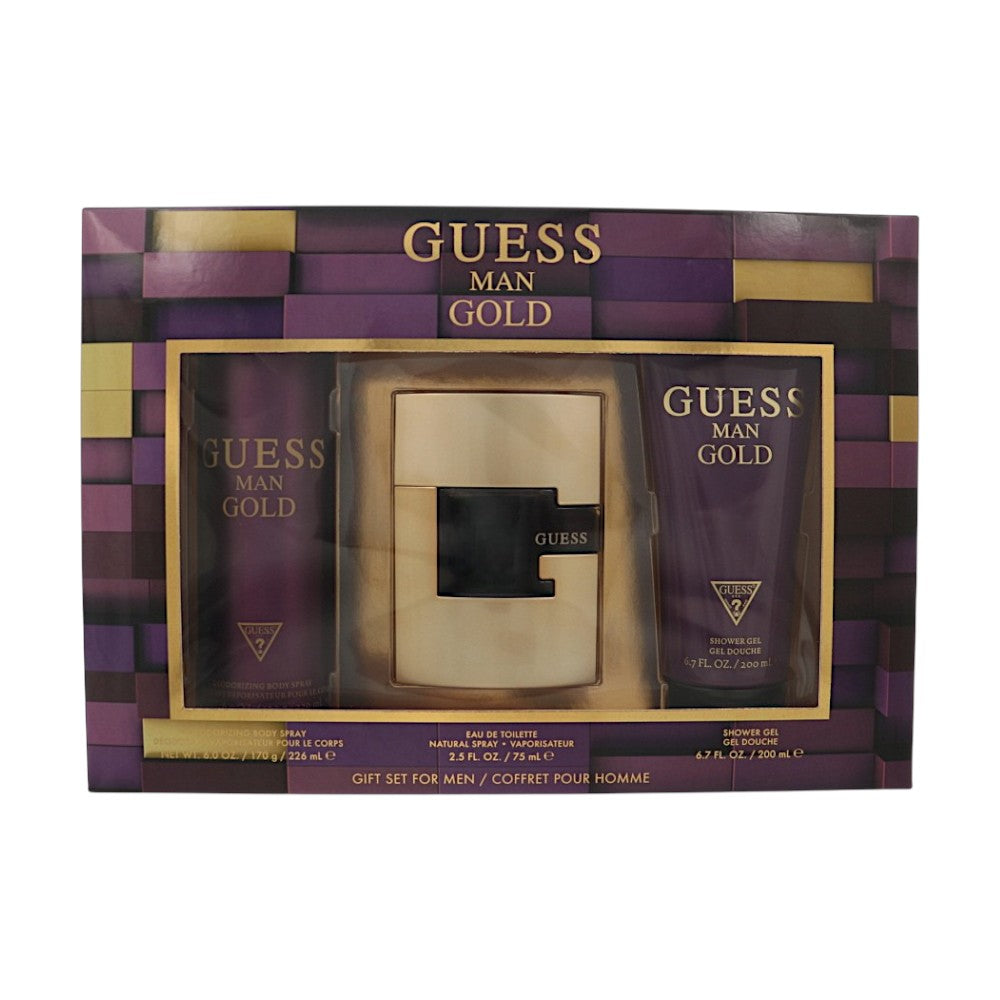 Man Gold by Guess 2.5 oz Eau De Toilette Spray for Men