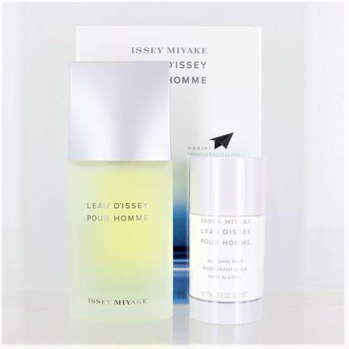 L'Eau D'Issey Pour Homme Cologne By Issey Miyake 2 Piece Gift Set - 2.5 Oz Eau De Toilette Spray For Men In Gift Set
