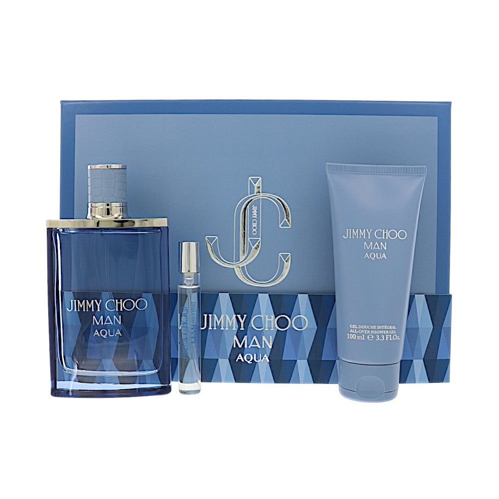 Man Aqua by Jimmy Choo 3.3 oz Eau De Toilette Spray for Men - Perfumes4All