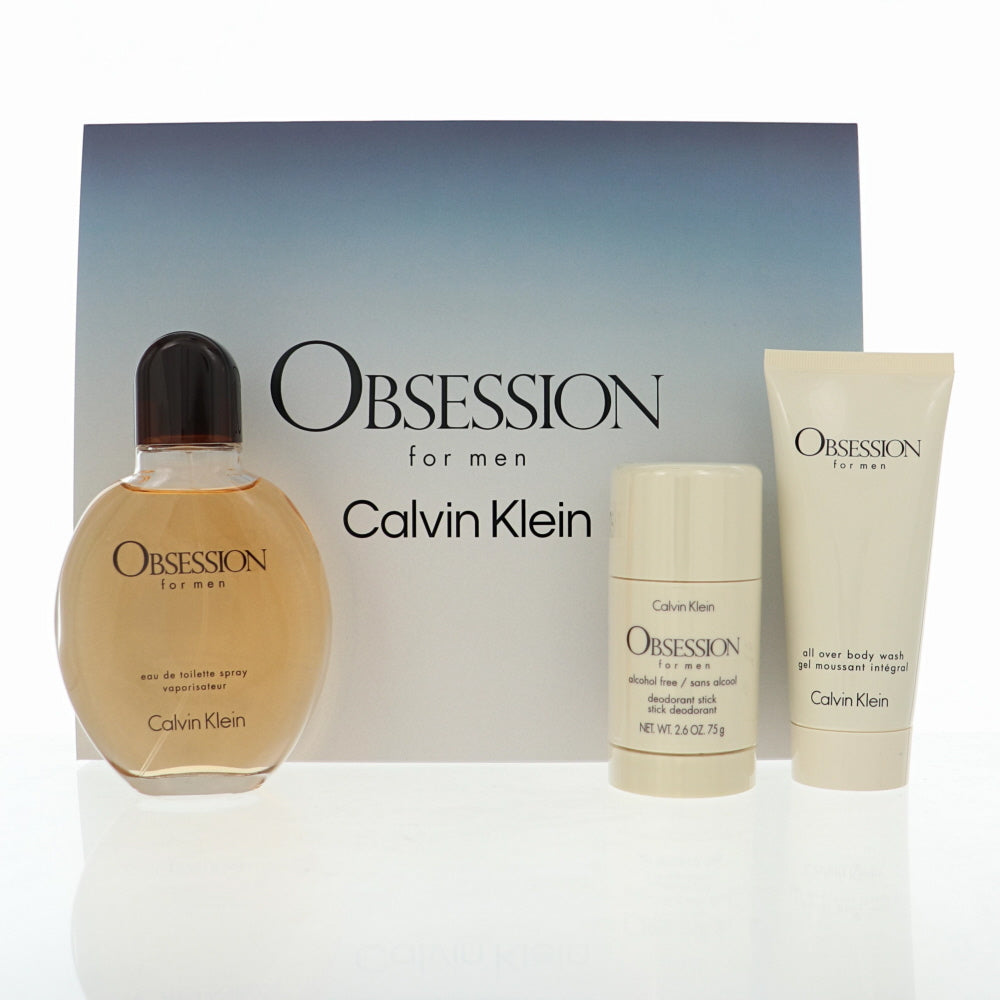 Ck Obsession Sp 4.2, 2.6, Sg by Calvin Klein 3.4 oz Spray for Men - Perfumes4All