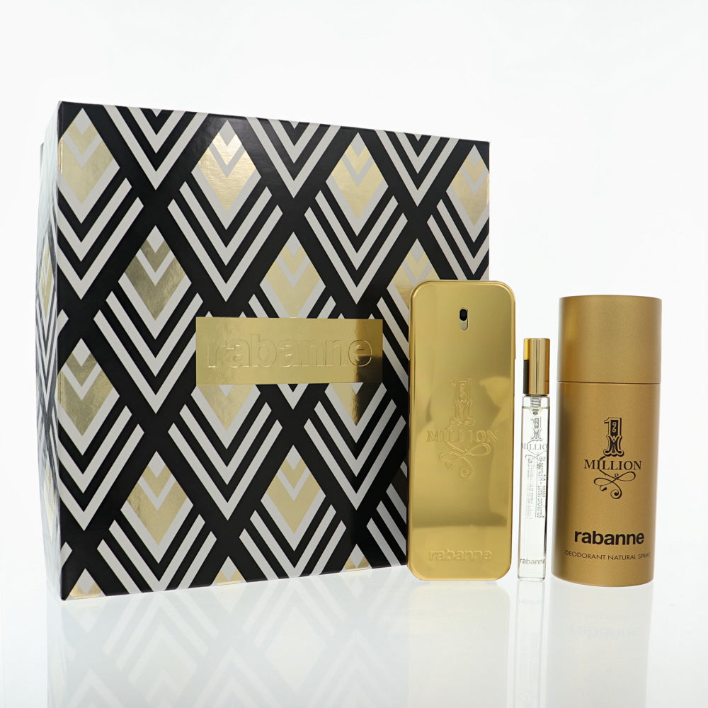 Rabanne 1 Million Sp 3.4, 5.1, by Paco Rabanne 0.34 oz Spray for Men - Perfumes4All