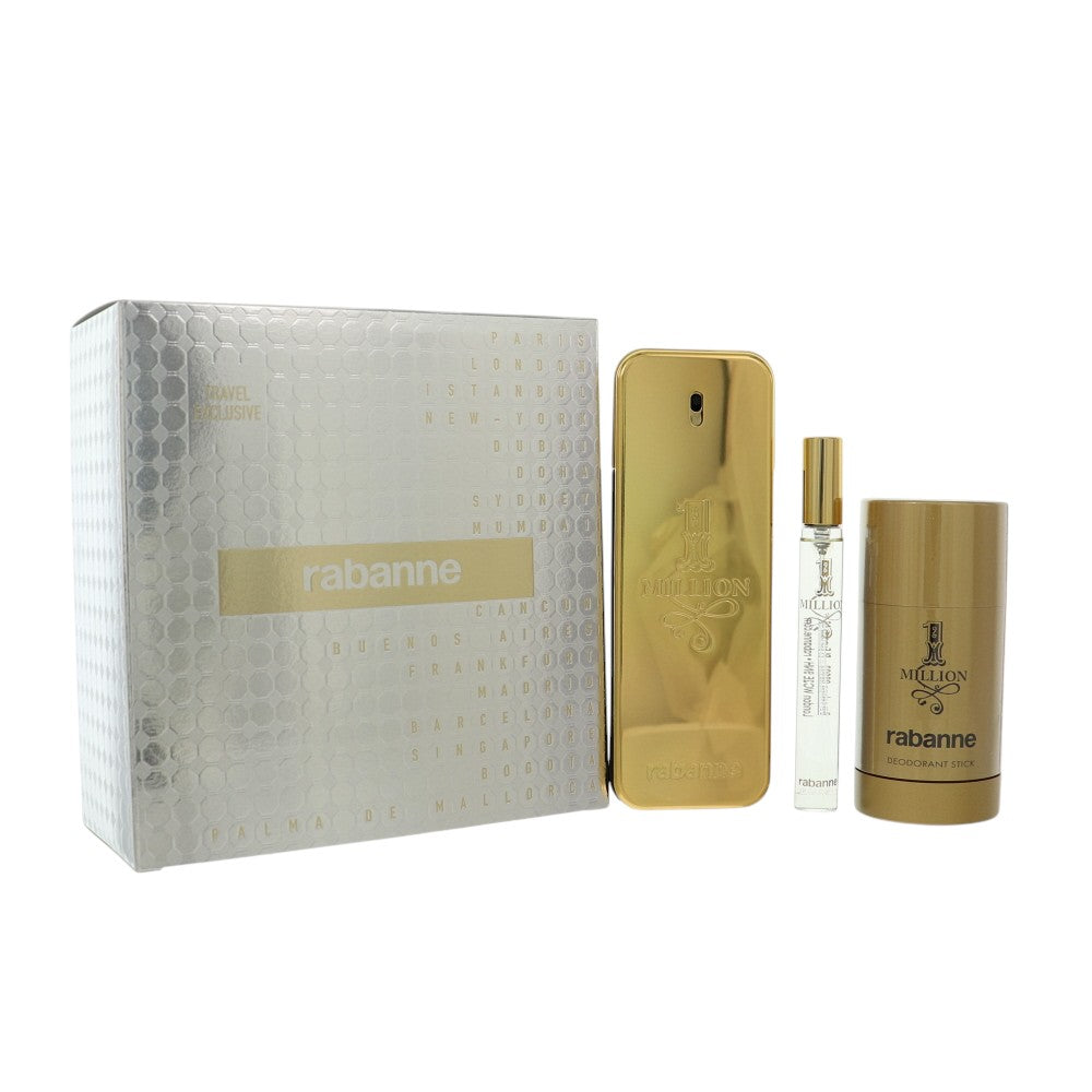 1 Million by Paco Rabanne 3.4 oz Eau De Toilette Spray for Men