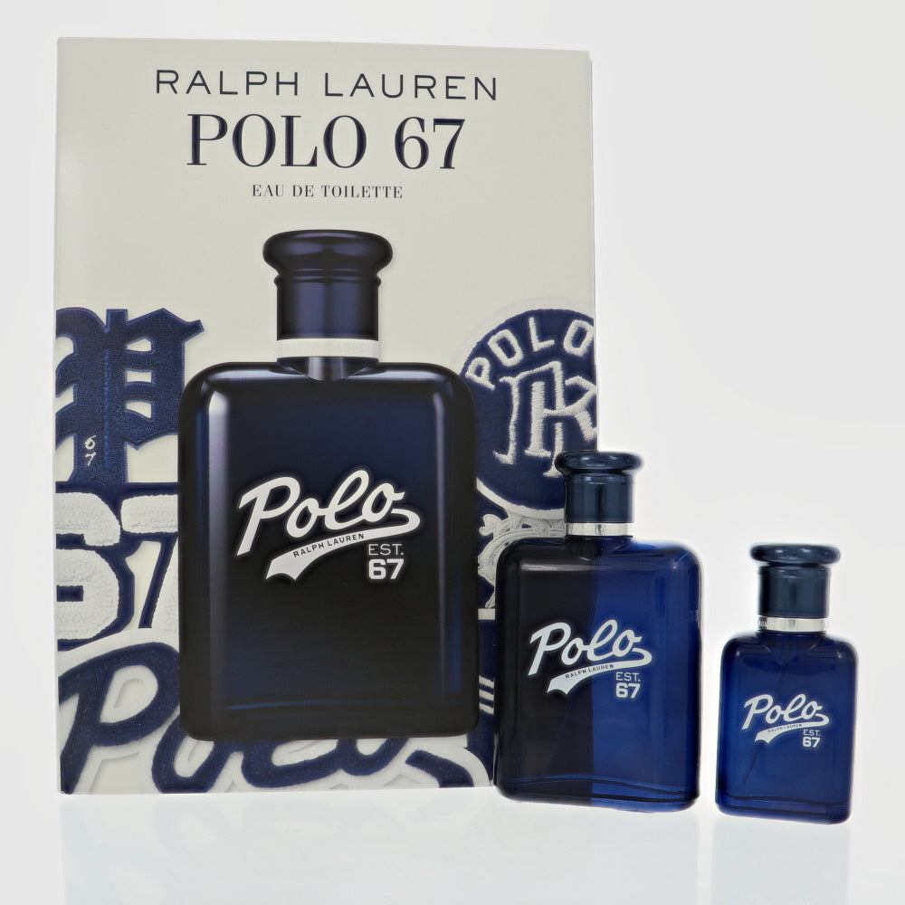 Polo 67 Cologne By Ralph Lauren 4.2 Oz Eau De Toilette Spray For Men In Gift Set