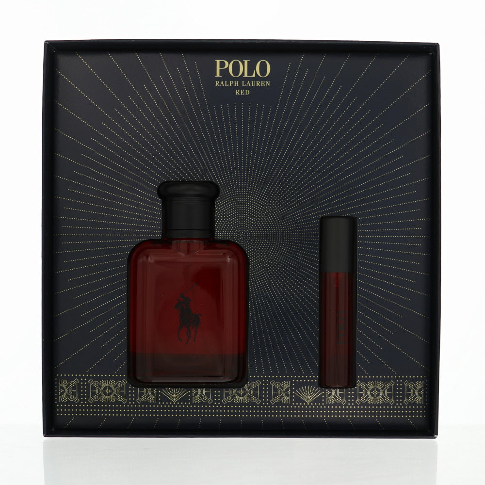 Polo Red Cologne By Ralph Lauren 2 Piece Gift Set - 2.5 Oz Eau De Toilette Spray, 0.34 Oz Eau De Toilette Spray For Men In Gift Set