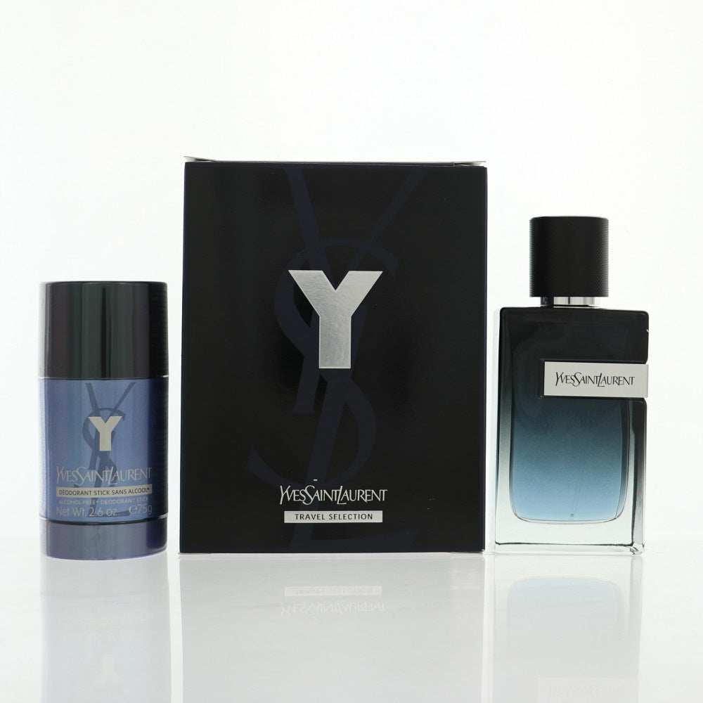 Y Cologne By Yves Saint Laurent 2 Piece Gift Set - 3.3 Oz Eau De Parfum Spray, 2.6 Oz Deodorant Stick For Men In Gift Set