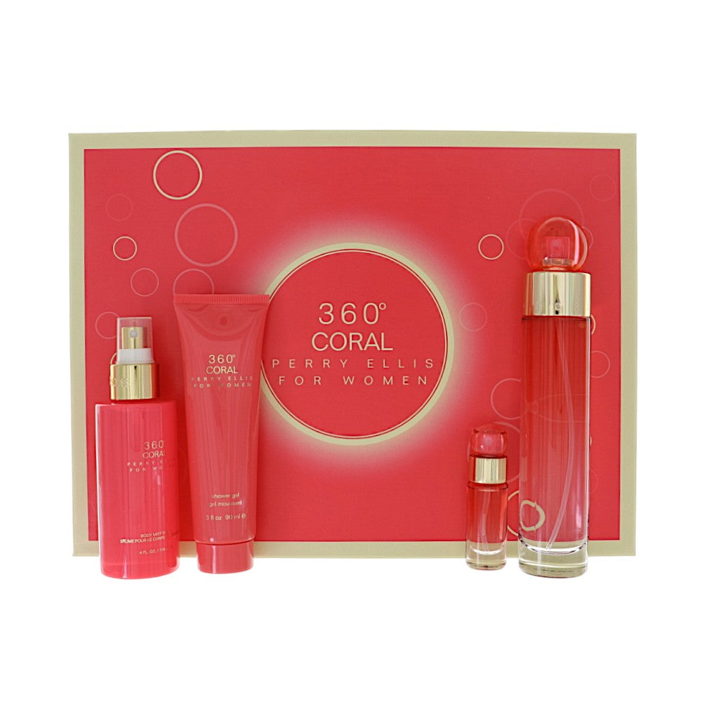 360 Degrees Coral by Perry Ellis 3.4 oz Eau De Parfum Spray for Women - Perfumes4All
