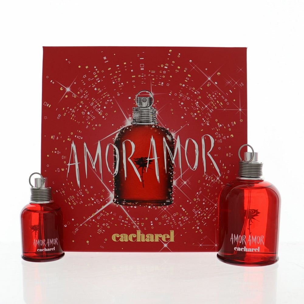Amor Amor Perfume By Cacharel 3.4 Oz Eau De Toilette Spray For Women In Gift Set