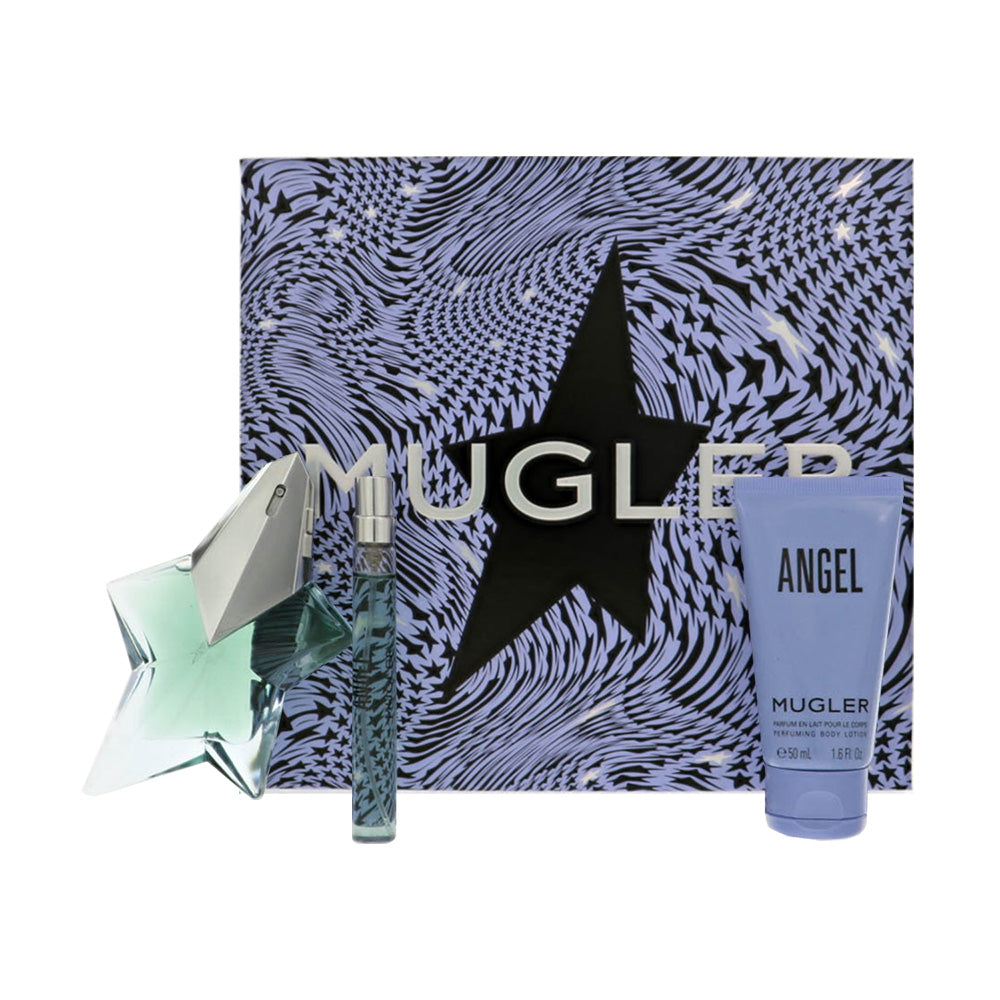 Angel Perfume By Thierry Mugler 1.6 Oz Eau De Parfum Spray For Women In Gift Set