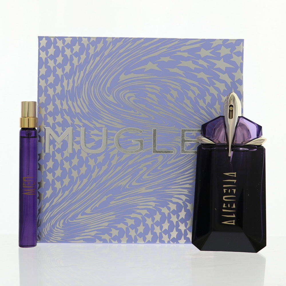 Angel Alien Perfume By Thierry Mugler 2 Piece Gift Set - 2.0 Oz Eau De Parfum Spray, 0.33 Oz Eau De Parfum Spray For Women In Gift Set