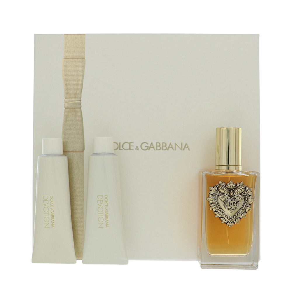 Dolce & Gabbana Devotion 3Pcset 3.4 Oz  / 1.7 Oz Bl / 1.7 Oz S.Gel For Women Perfume