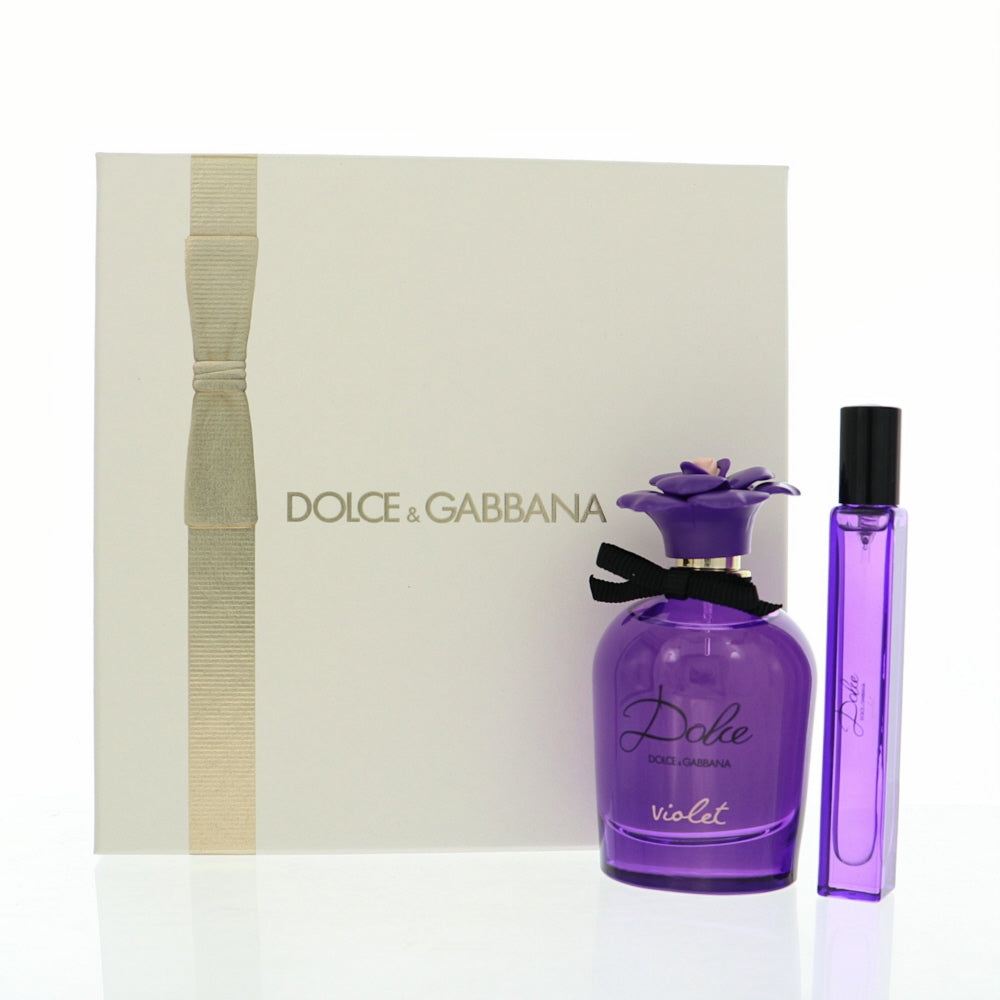 Dolce Violet Perfume By Dolce & Gabbana 2.5 Oz Eau De Toilette Spray For Women In Gift Set