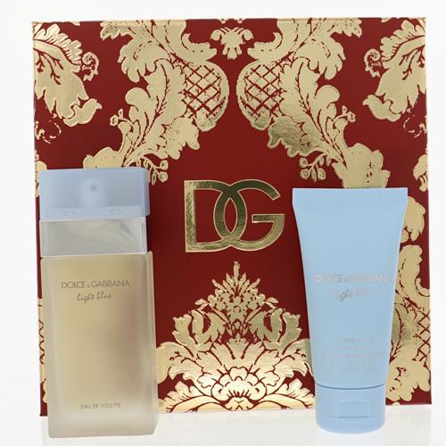 Light Blue Perfume By Dolce & Gabbana 1.7 Oz Eau De Toilette Spray For Women In Gift Set