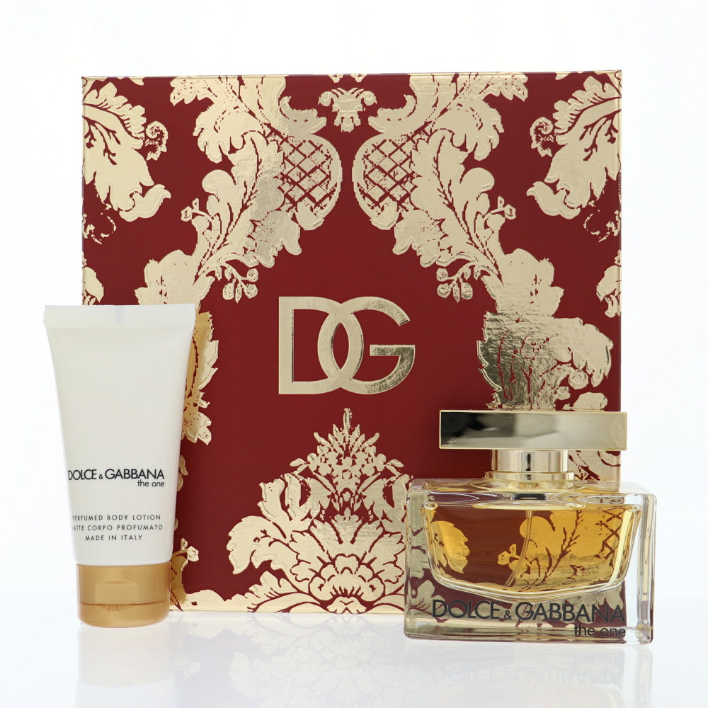 D & G The One Perfume By Dolce & Gabbana 2 Piece Gift Set - 2.5 Oz Eau De Parfum Spray, 1.7 Oz Perfumed Body Lotion For Women In Gift Set