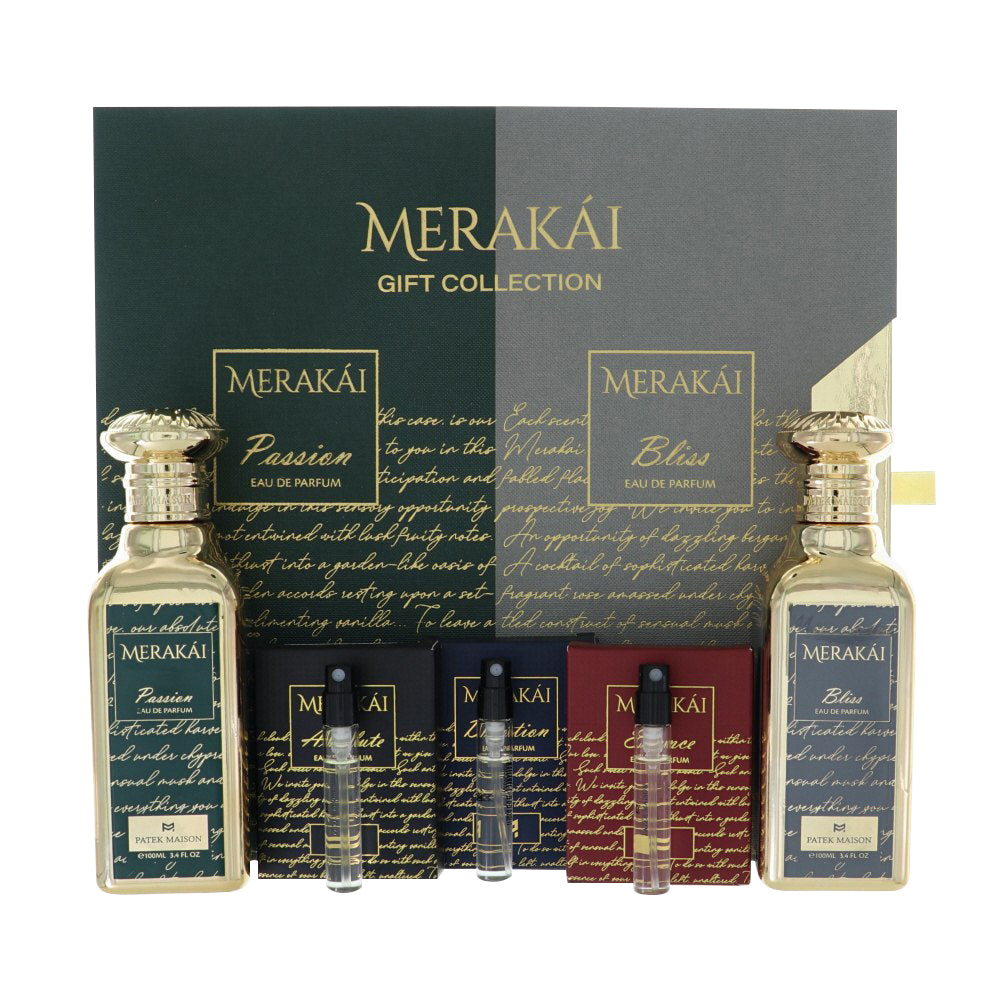 Merakai Perfume By Patek Maison 5 Piece Gift Set - 3.4 Oz Passion Eau De Parfum Spray For Women In Gift Set