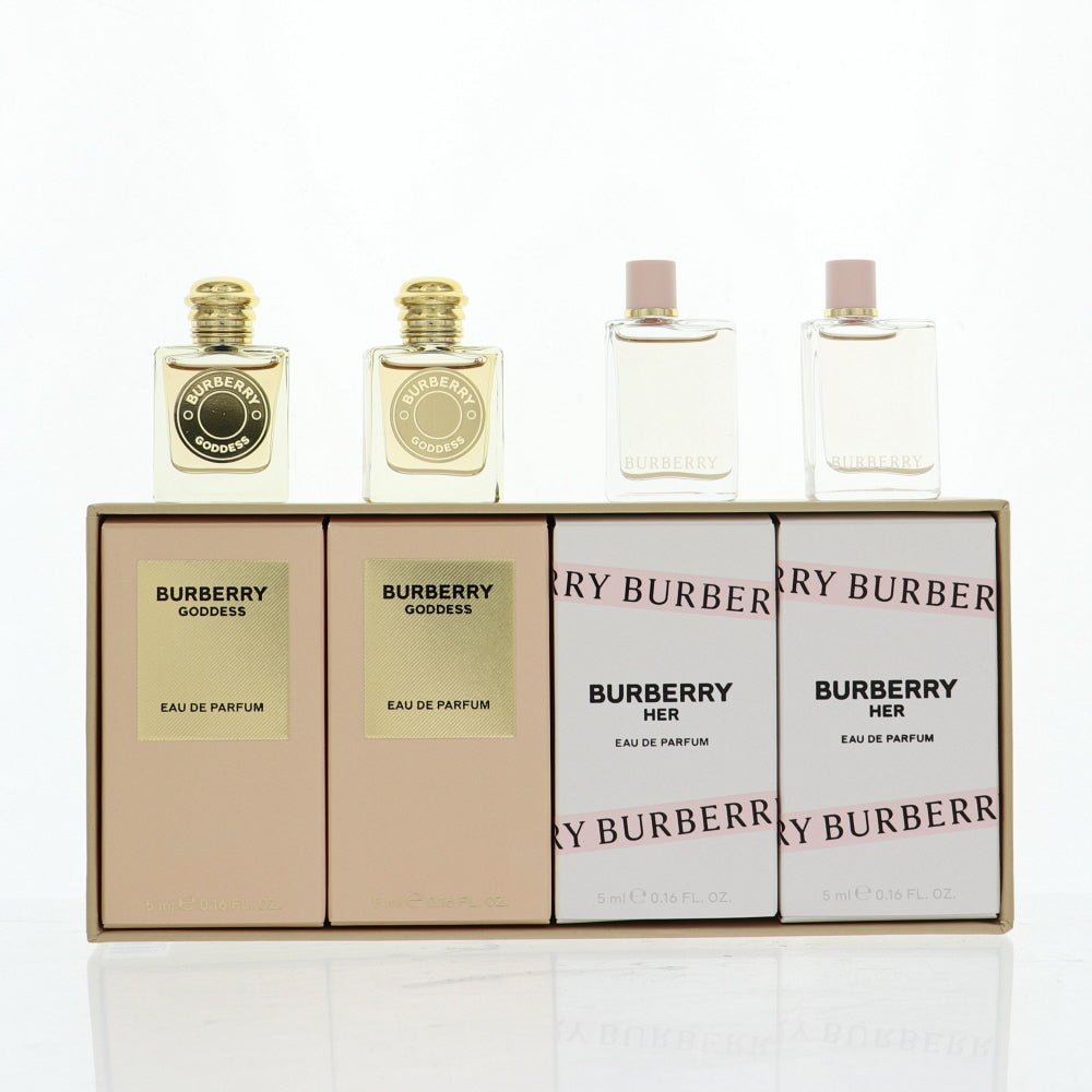Burberry Her Mini 4Pcset Burberry Her  2X5Ml + Goddess  2X5Ml For Women Perfume